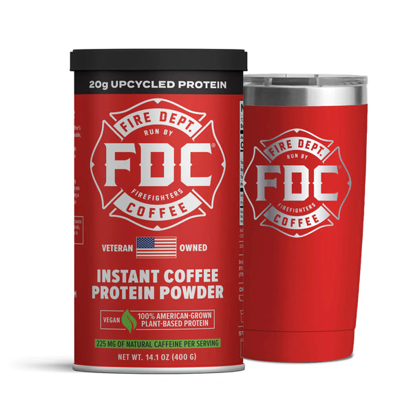 Instant Coffee Protein Powder And 20oz Tumbler Bundle