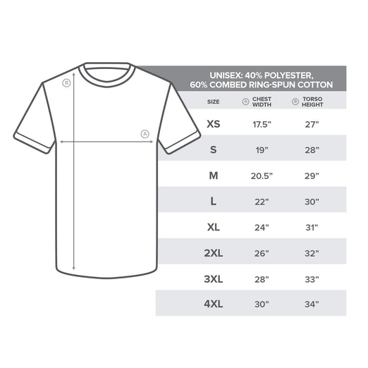 A Sizing Chart for the Military Green Shirt