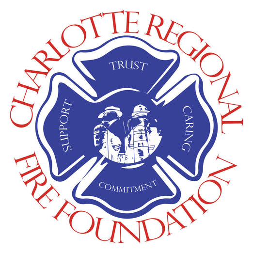 The logo for the Charlotte Regional Fire Foundation