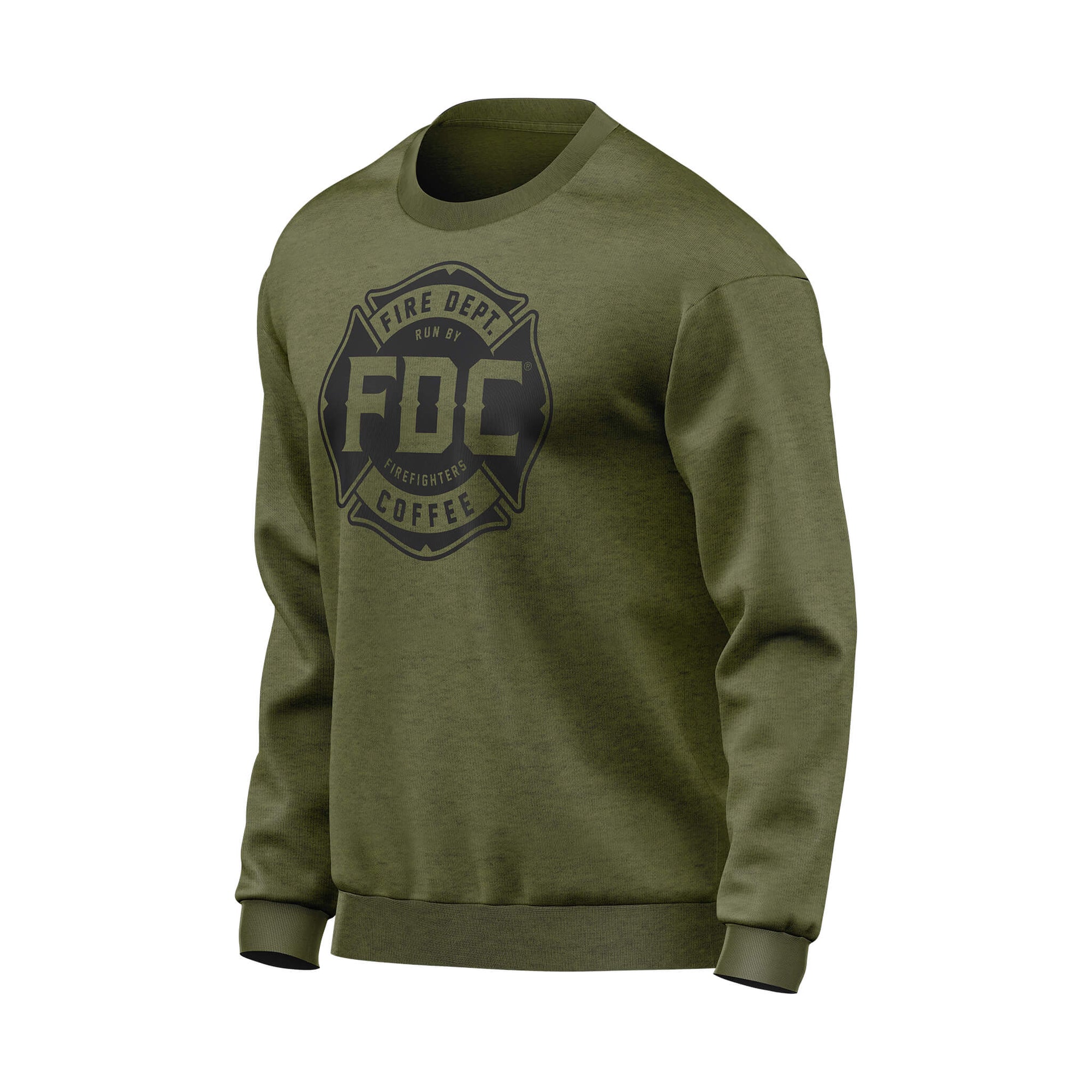 The Fire Department Coffee Green Crewneck Sweatshirt