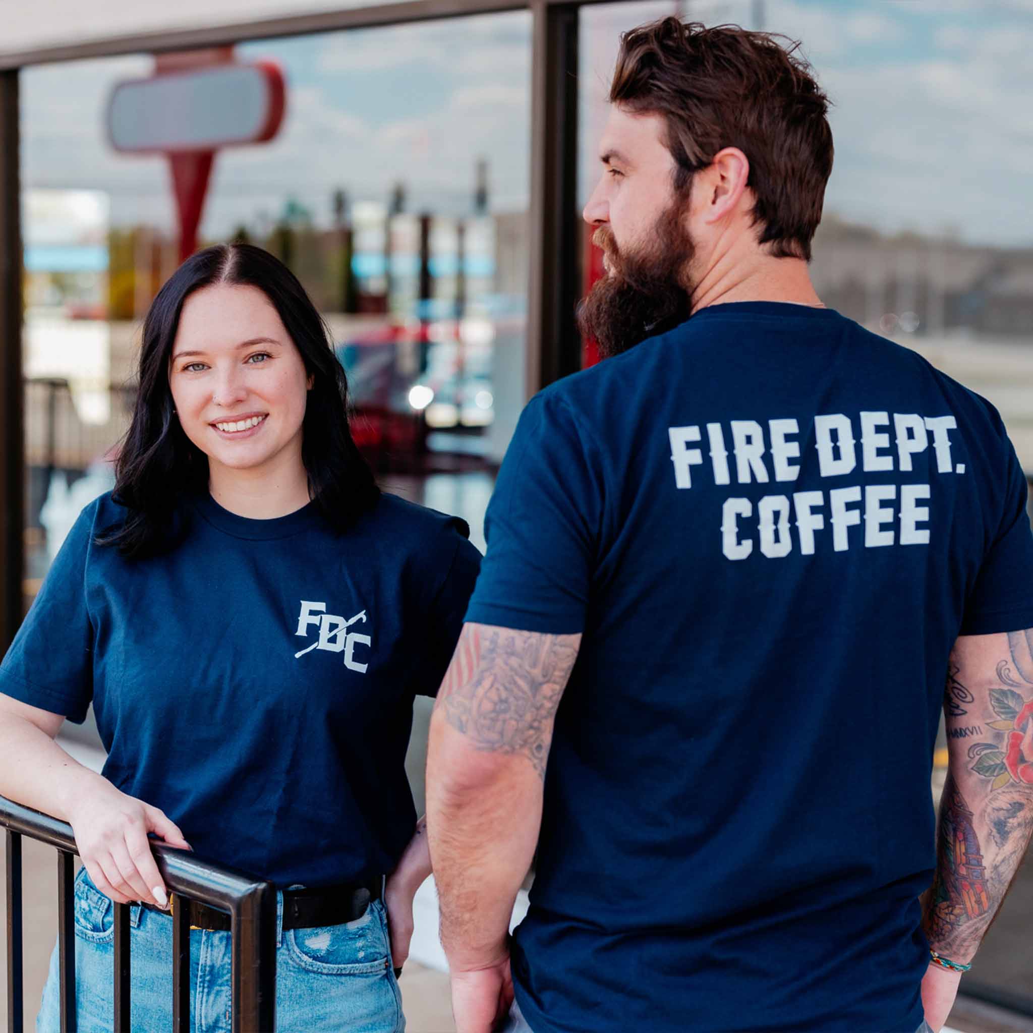 Fire Department Coffee Crew T-Shirt