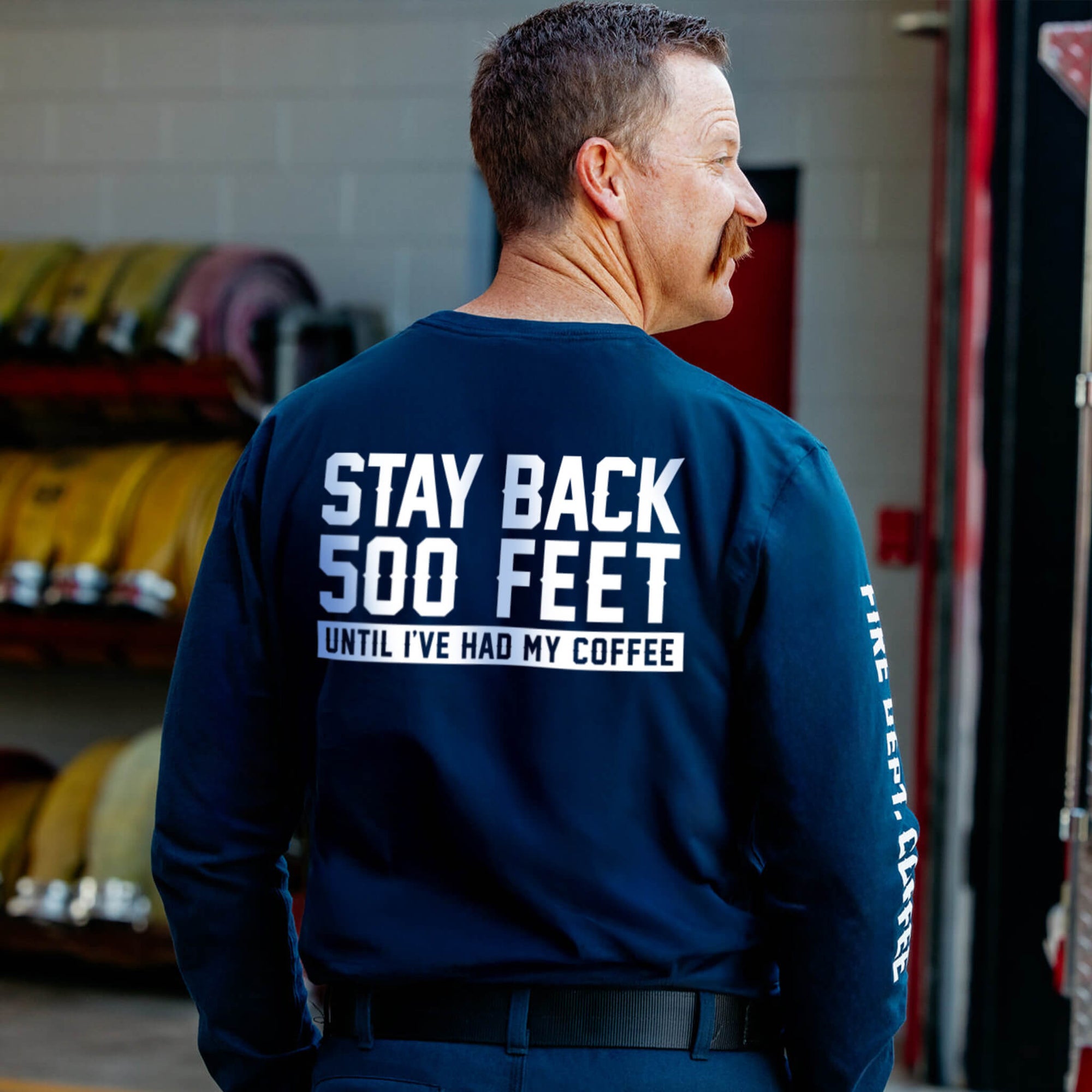 The front of the Stay Back Long Sleeve Shirt