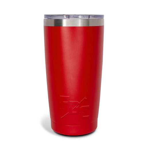 The back of the Thin Red Line Tumbler