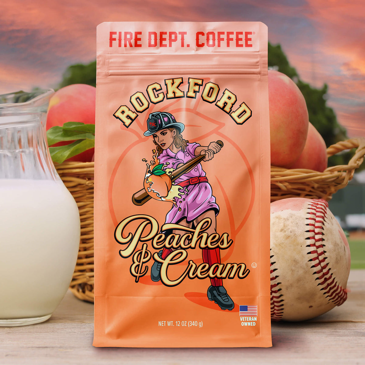 Rockford Peaches and Cream Coffee - Fire Department Coffee