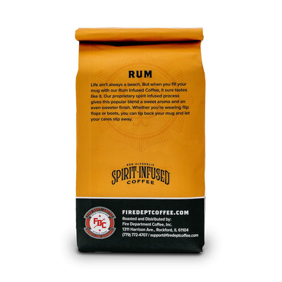 Rum Infused Coffee - Rum Coffee - Fire Department Coffee