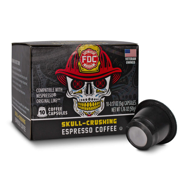 Skull-Crushing Espresso Coffee Capsules