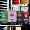 An image of the Spirit Infused Coffee Bundle on the front of a fire truck. 